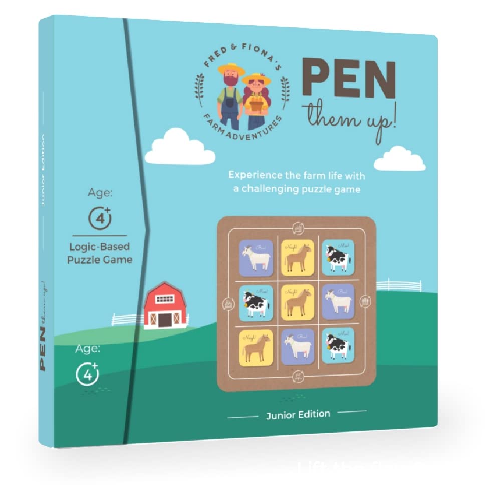 Toy Kraft Pen Them Up: Logic Based Magnetic Puzzle Game Junior Edition