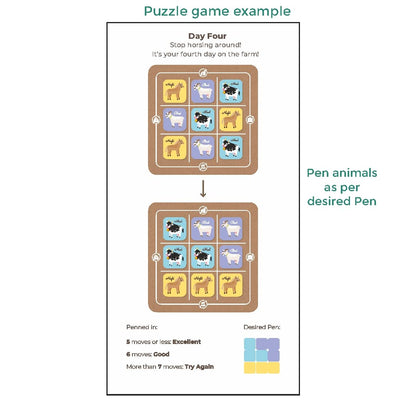Toy Kraft Pen Them Up: Logic Based Magnetic Puzzle Game Junior Edition