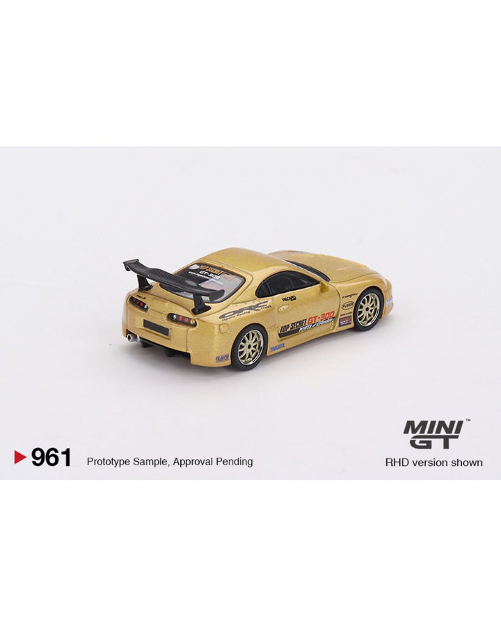 Mini GT #961: Toyota Supra (A80) Top Secret GT-300 Top Secret Gold