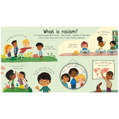 First Questions and Answers: What is racism? - Board Book | Usborne Books