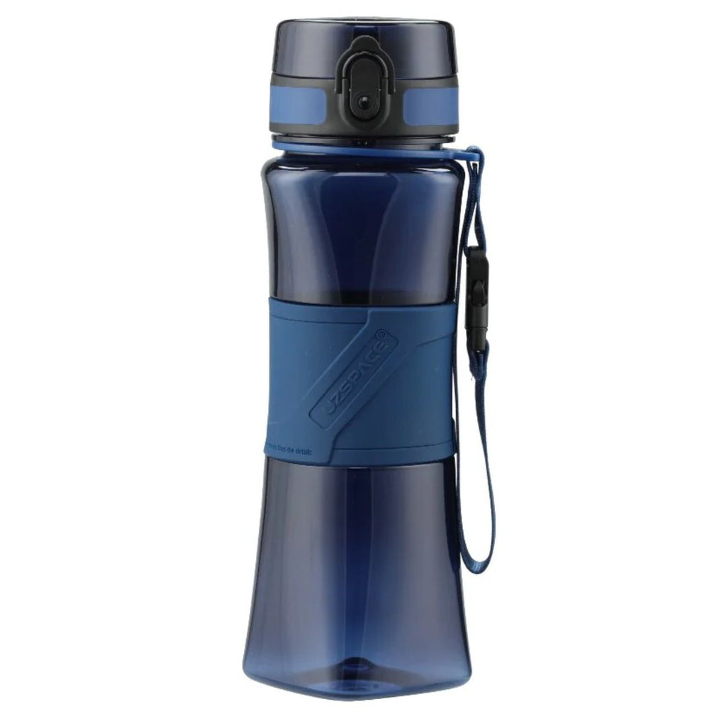 Uzspace Twisted Fitness Series Tritan Water Bottle BPA Free - Blue 1000ml