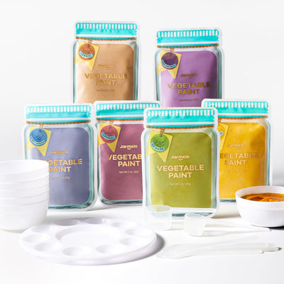 Jar Melo: Vegetable Powder Paints- 6 Colors