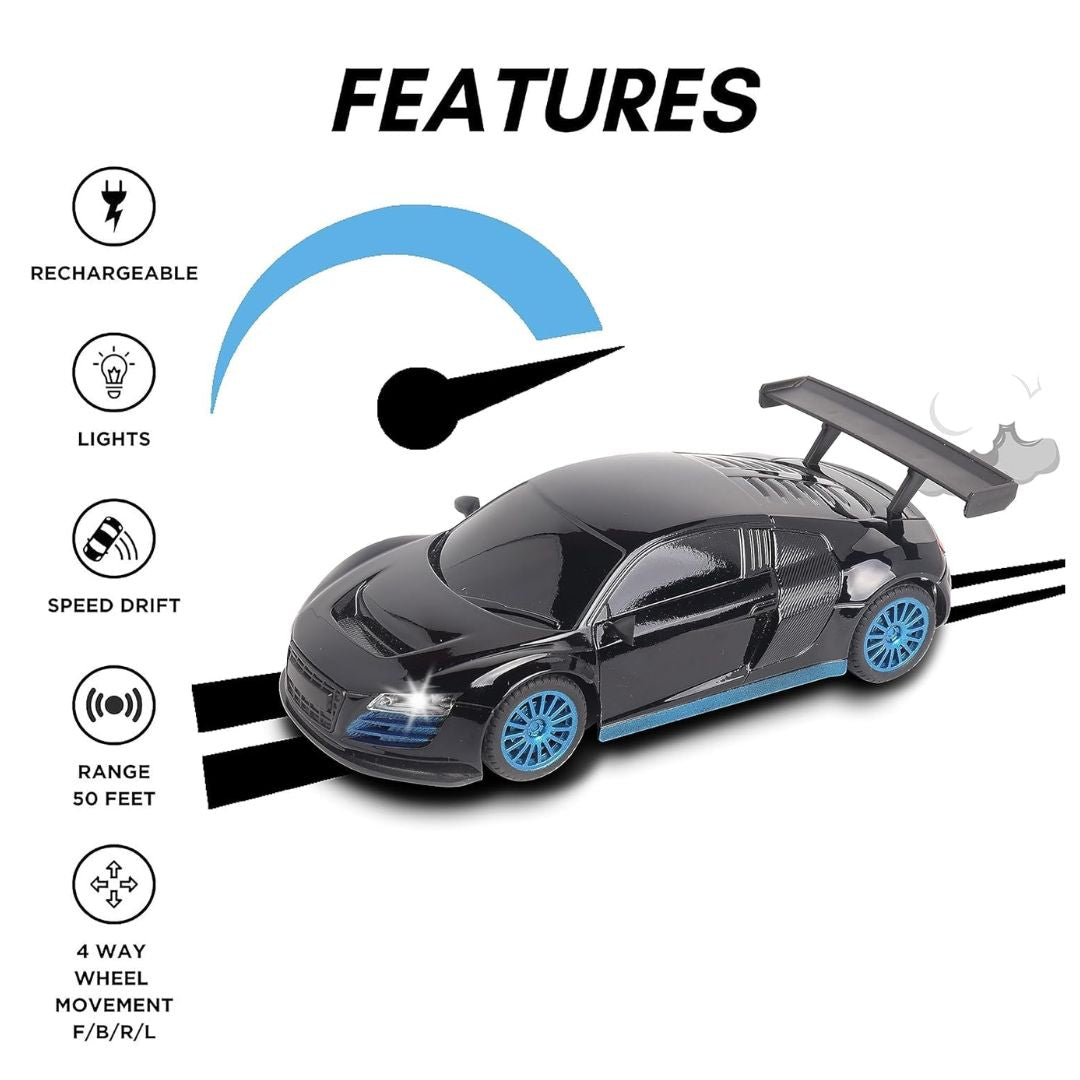 Veva: Race N Roll Remote Car A Black