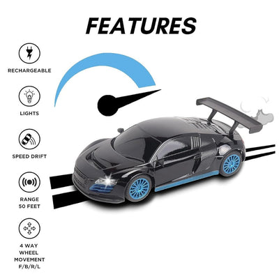 Veva: Race N Roll Remote Car A Black