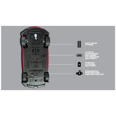 Veva: Race N Roll Remote Car A Black