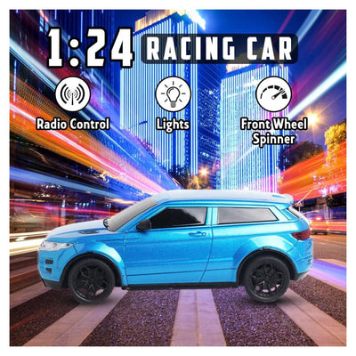 Veva: Race N Roll Remote Car Rover Blue