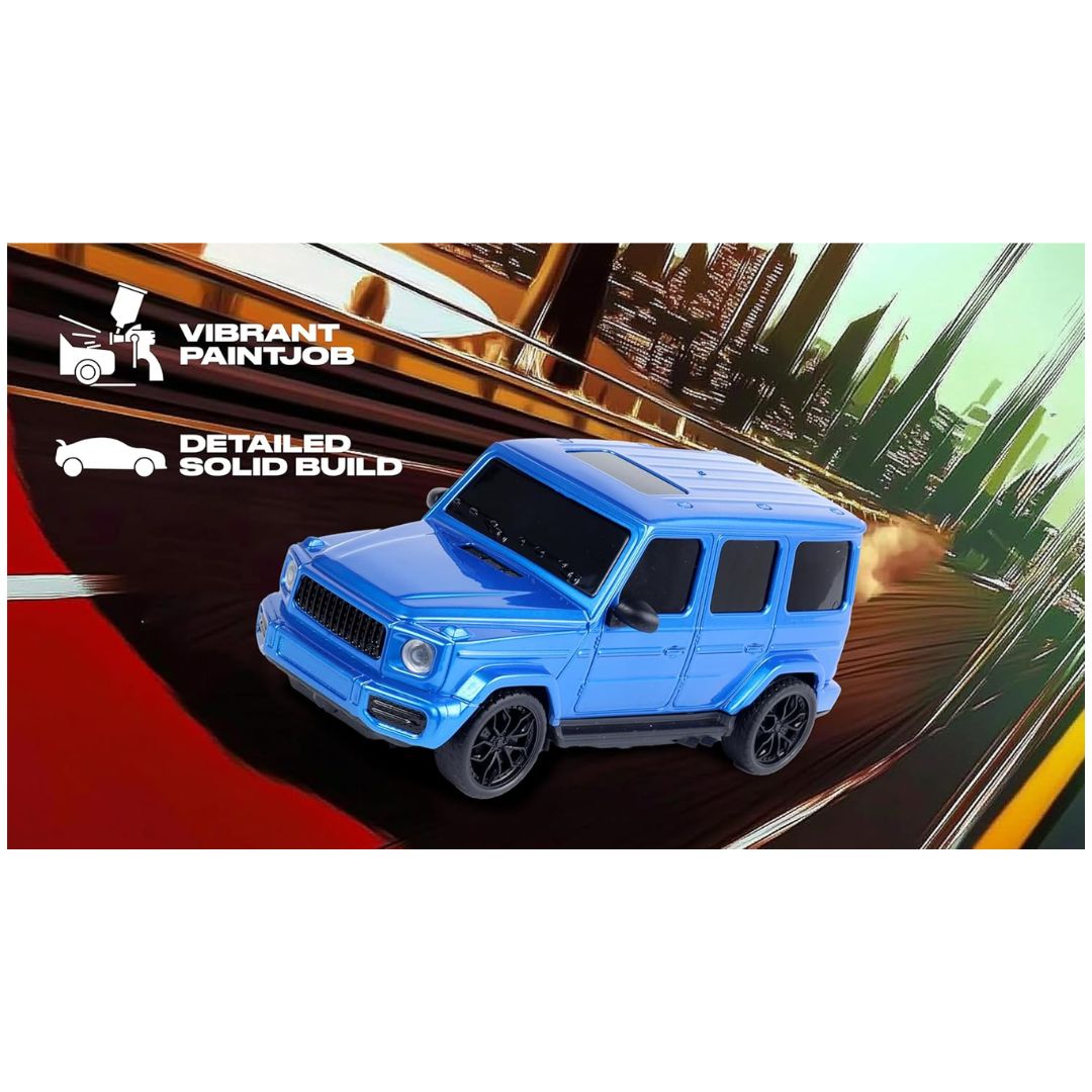 Veva: Race N Roll Remote Car Wagon Blue