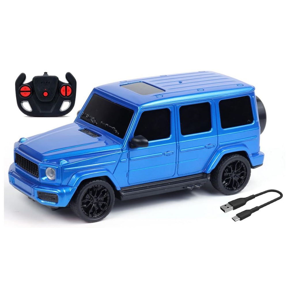 Veva: Race N Roll Remote Car Wagon Blue
