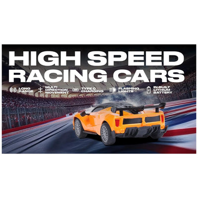 Veva: Race N Roll Remote Car FR Orange
