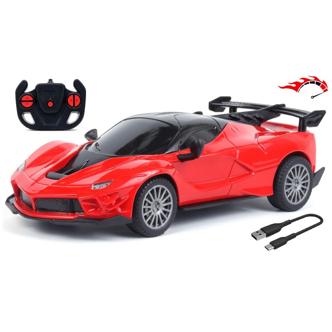 Veva: Race N Roll Remote Car FR Red