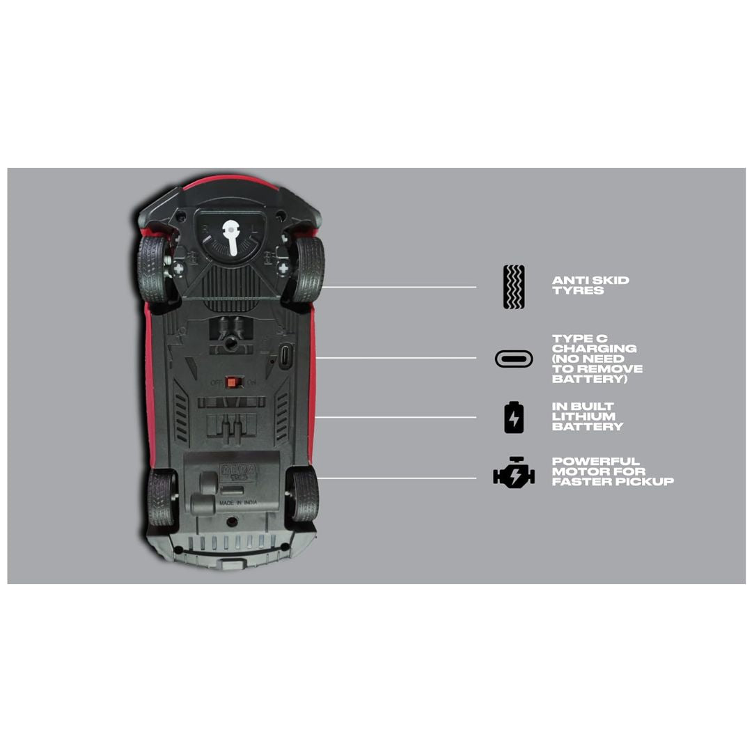 Veva: Race N Roll Remote Car FR Black