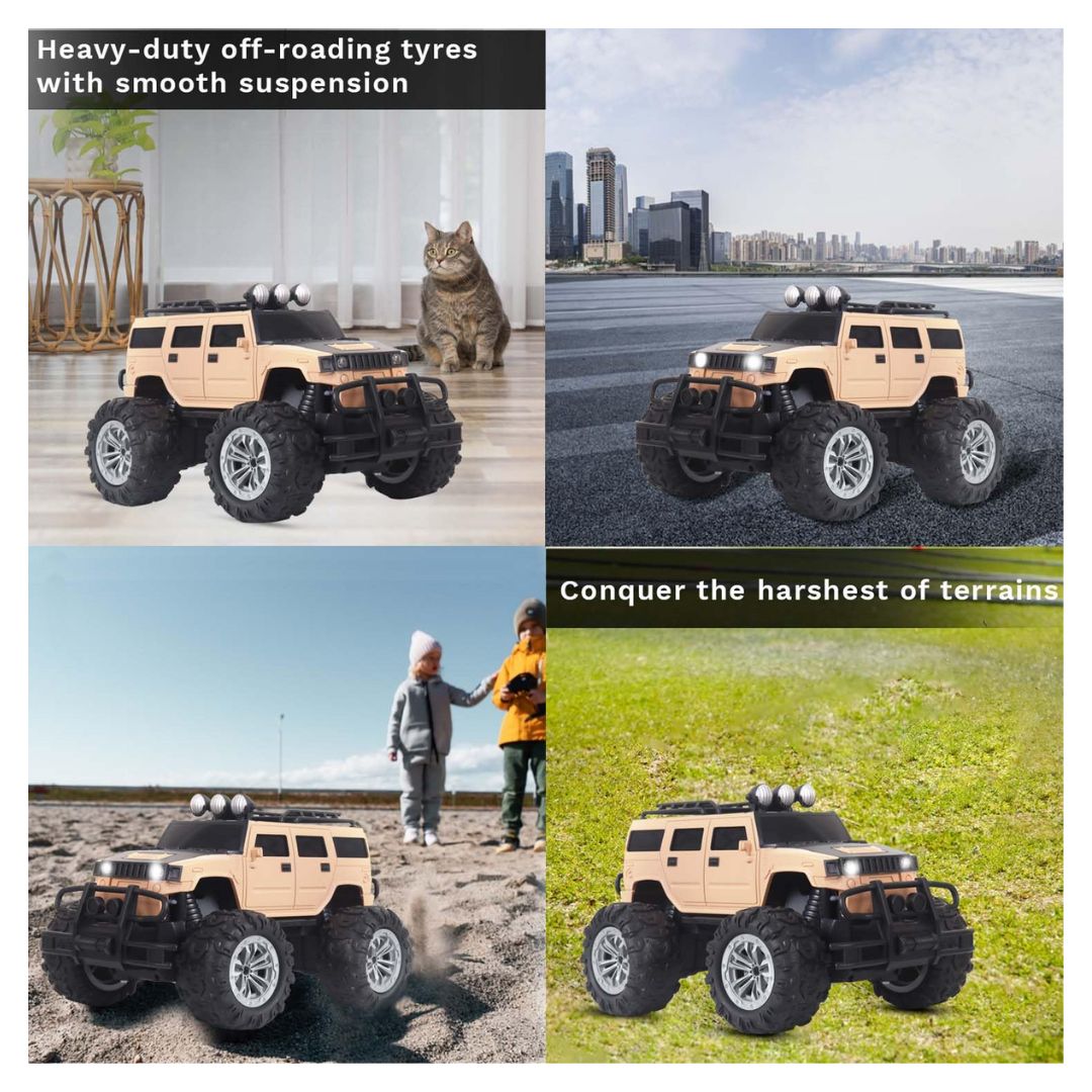 Veva Toys Off Road Wild Beast RC Car - Beige