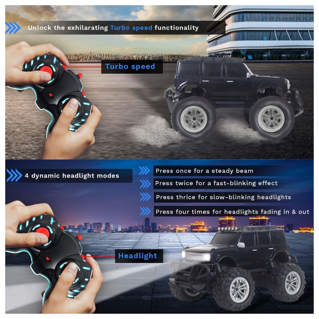 Veva Toys Off Road Wild Beast RC Car - Black