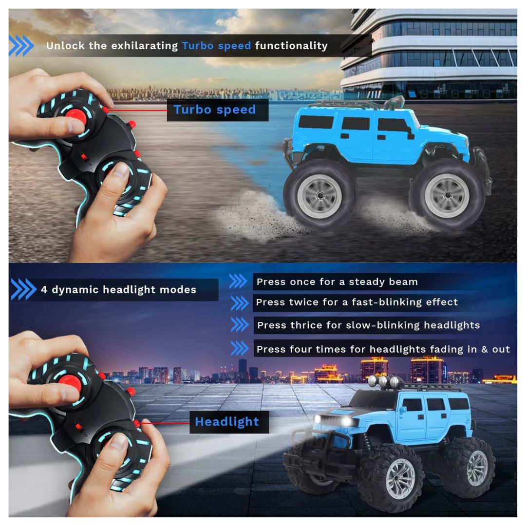 Veva Toys Off Road Wild Beast RC Car - Blue
