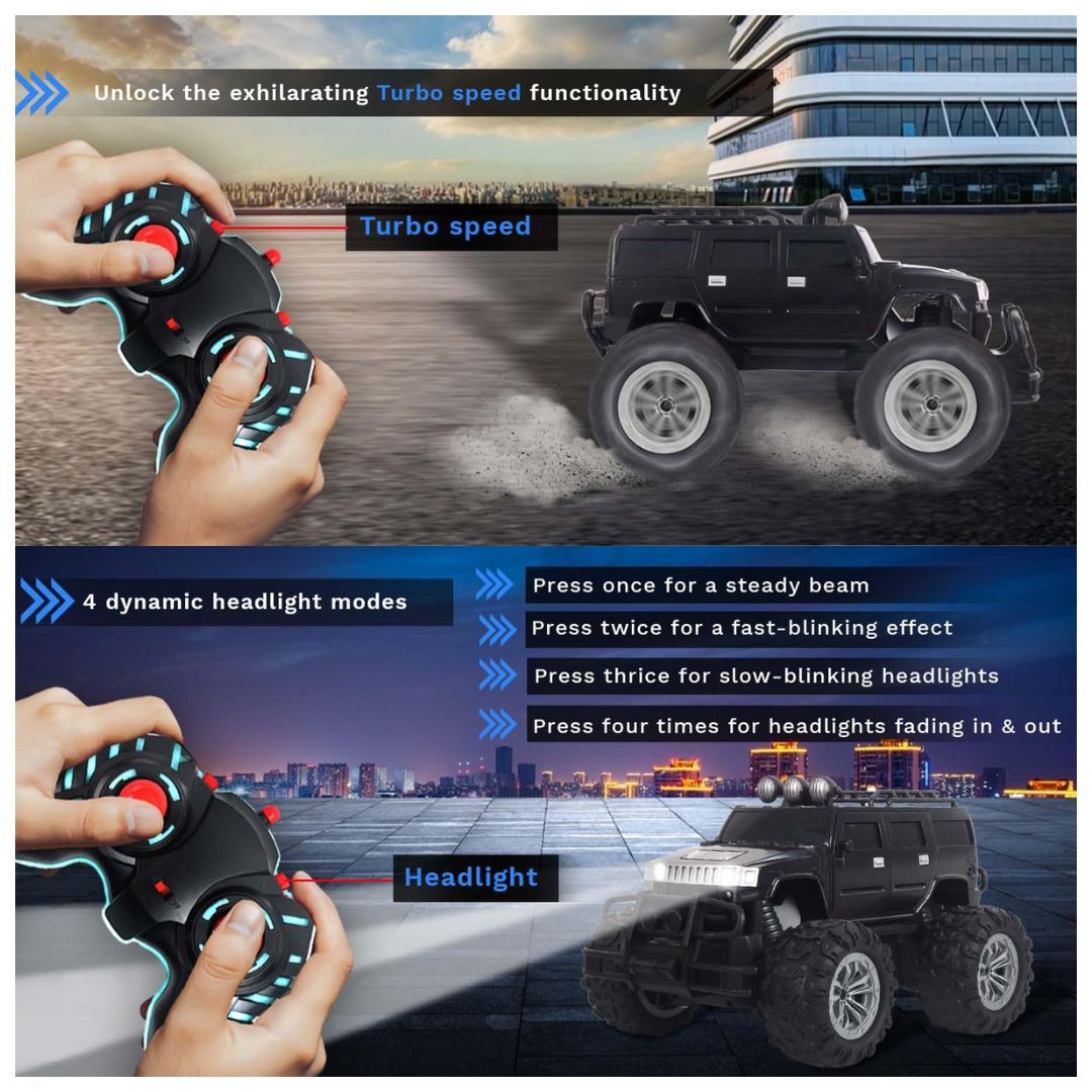 Veva Toys Off Road Wild Beast RC Car - Mat Black