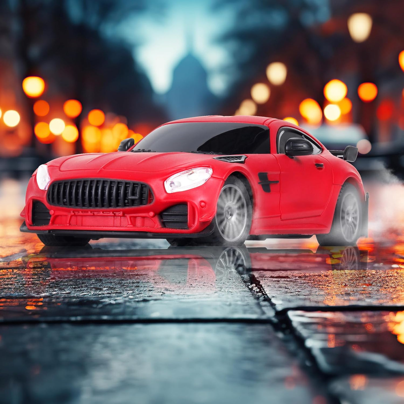 Veva Race N Roll Remote Car- Matt Finish Red (1:24)