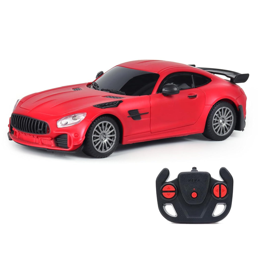 Veva Race N Roll Remote Car- Matt Finish Red (1:24)