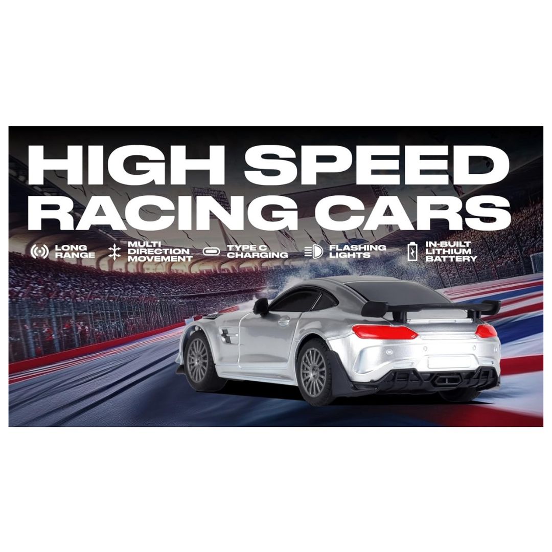 Veva Race N Roll Remote Control Sport Car Silver