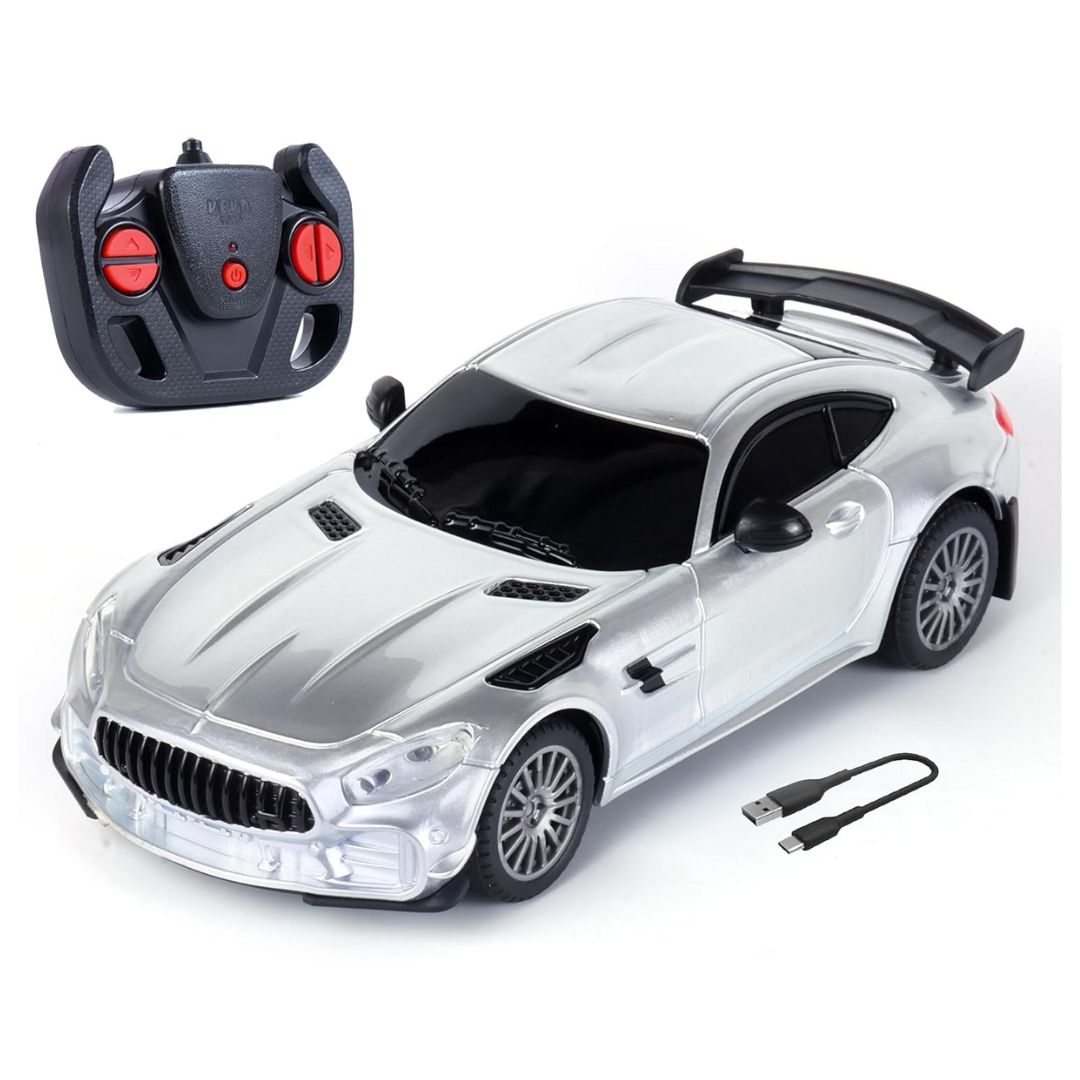 Veva Race N Roll Remote Control Sport Car Silver