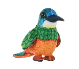 Wild Rebuplic Rainforest Birds Jacamar 4.5" Soft Toy