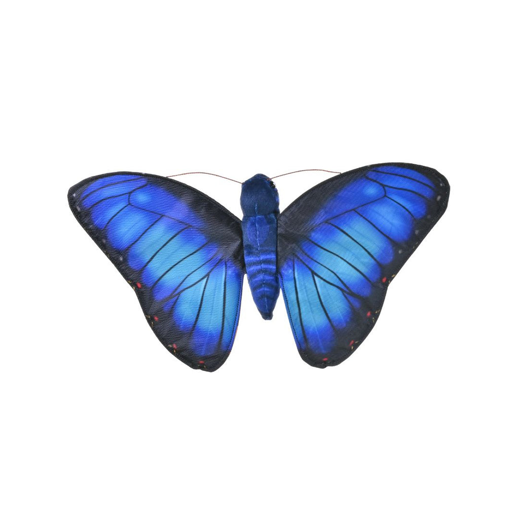 Wild Republic: Butterflies Blue Morpho - 7 Inch Soft Toy