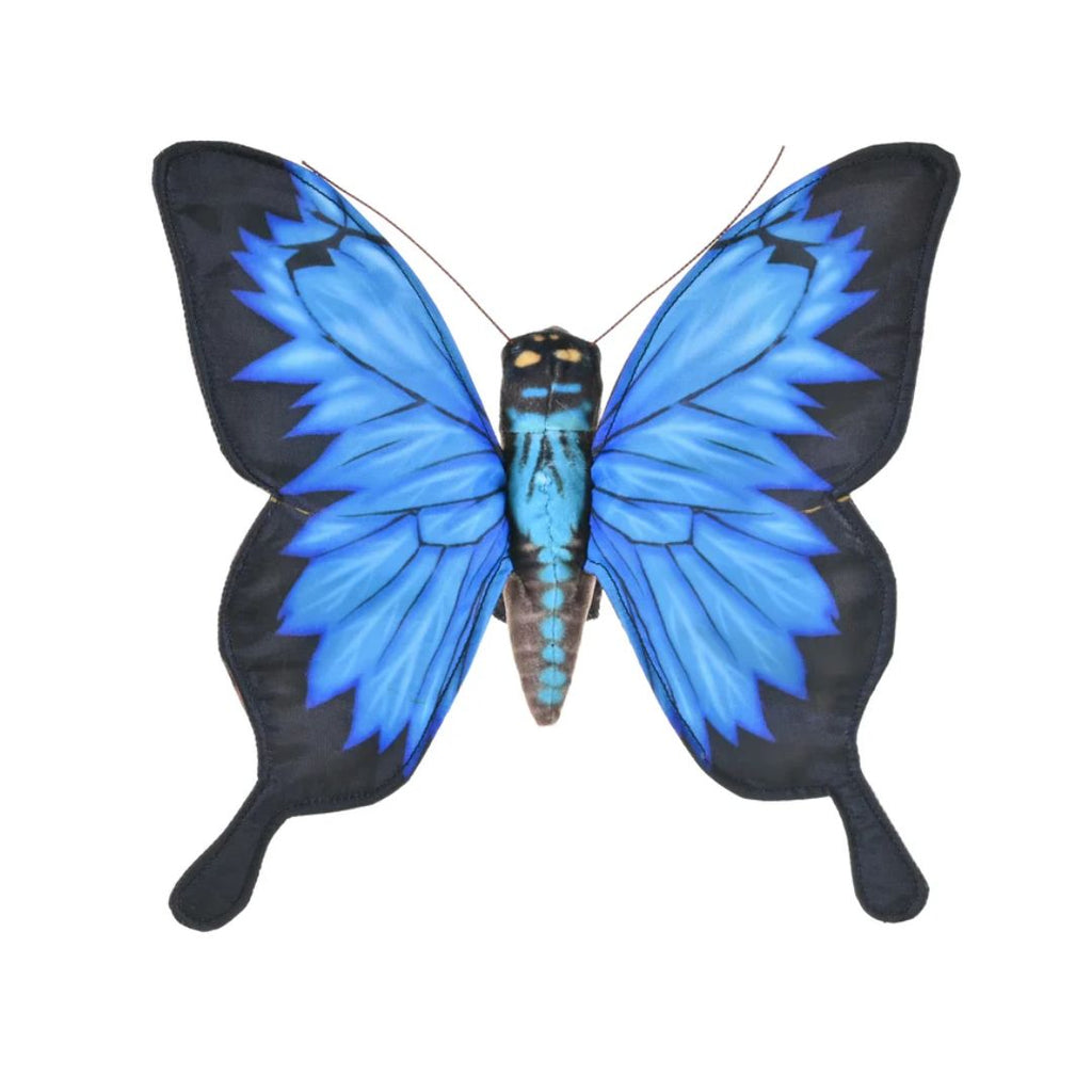 Wild Republic: Butterflies Ulysses Butterfly - 7 Inch Soft Toy