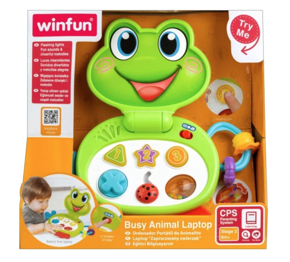 Winfun: Busy Animal Laptop - Froggy