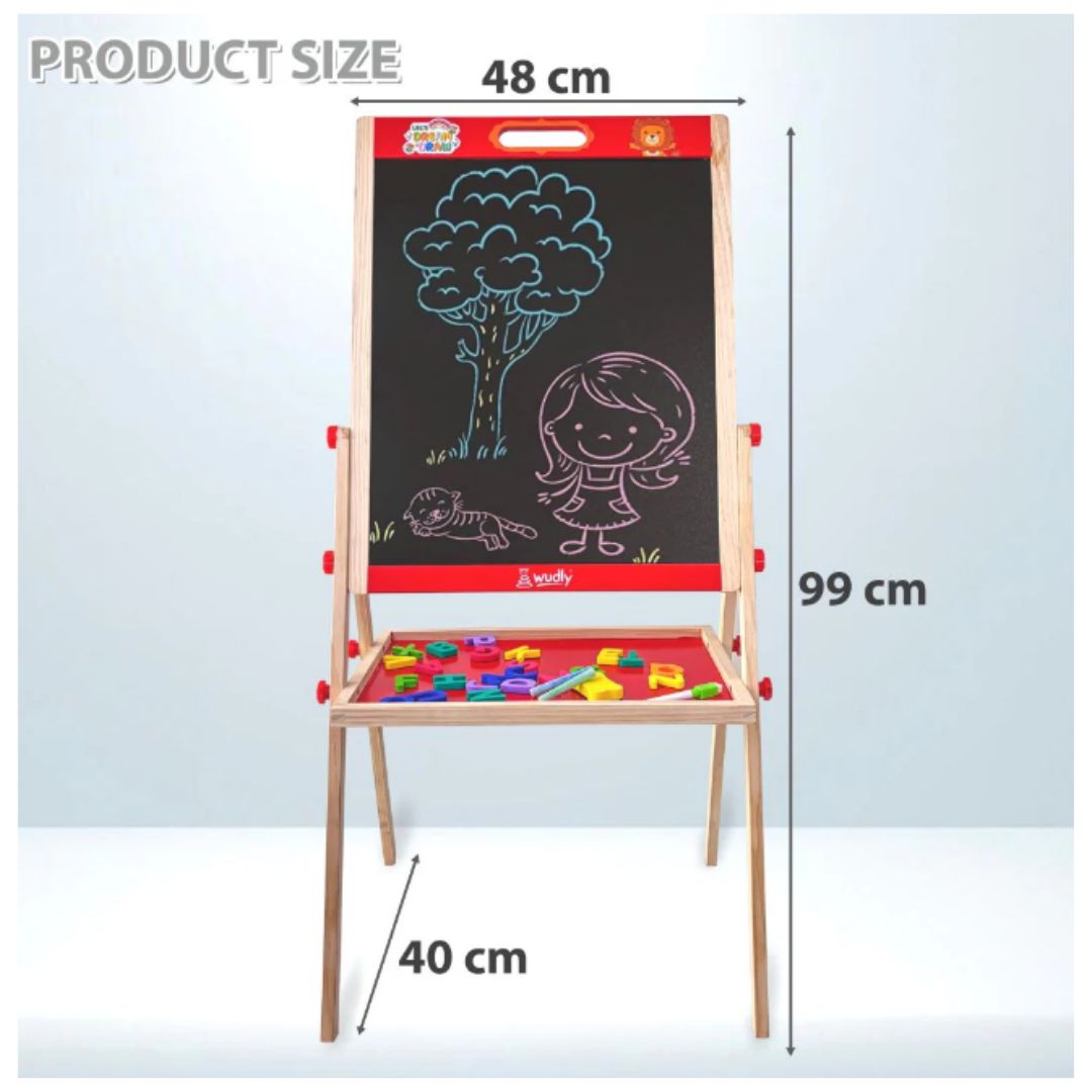 Wudly: 3 in 1 Easel Drawing Board