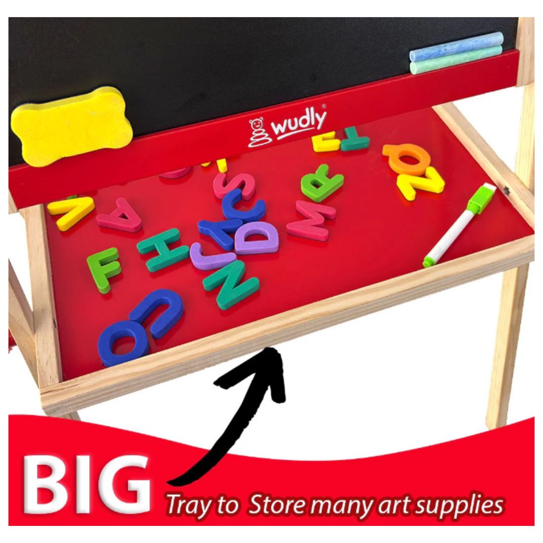 Wudly: 3 in 1 Easel Drawing Board