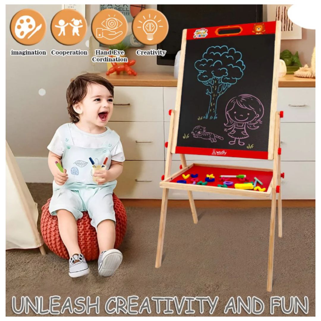 Wudly: 3 in 1 Easel Drawing Board