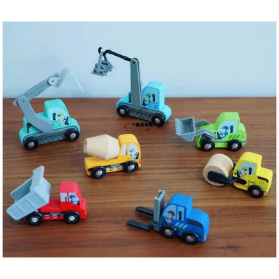 Wudly Toys: Construction Site Vehicles Carrier - Play Set
