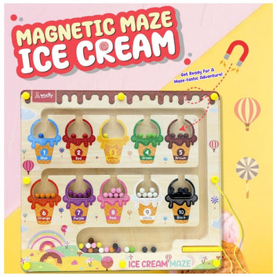 Wudly Toys: Magnetic Maze - Ice Cream