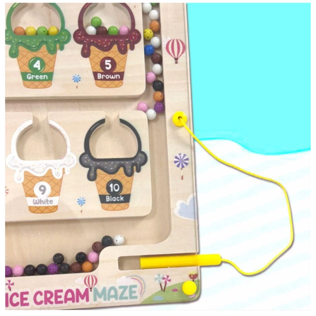 Wudly Toys: Magnetic Maze - Ice Cream