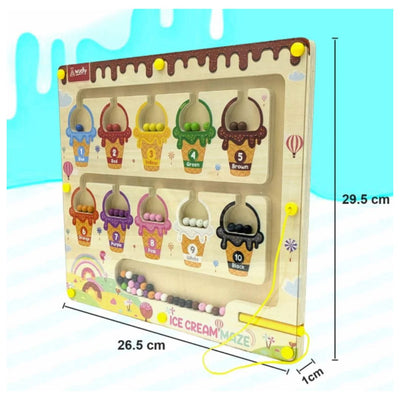 Wudly Toys: Magnetic Maze - Ice Cream