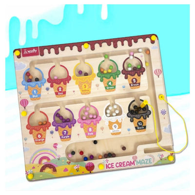 Wudly Toys: Magnetic Maze - Ice Cream