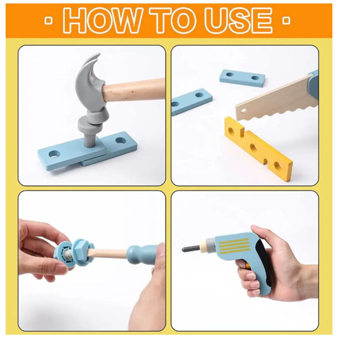 Wudly Toys - Tool Belt Play Set