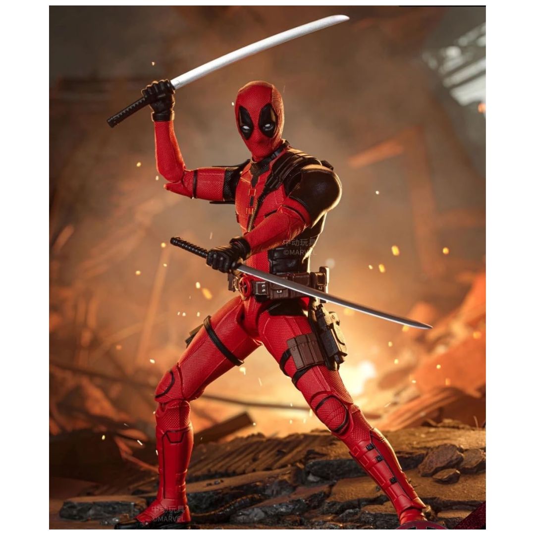 ZD Toys Deadpool Wolverine Action Figure With Full Set 7 inch, 1:10