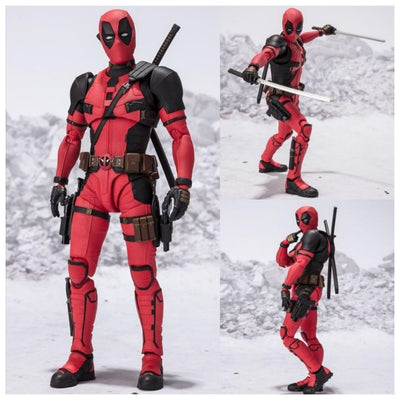ZD Toys Deadpool Wolverine Action Figure With Full Set 7 inch, 1:10