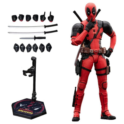 ZD Toys Deadpool Wolverine Action Figure With Full Set 7 inch, 1:10