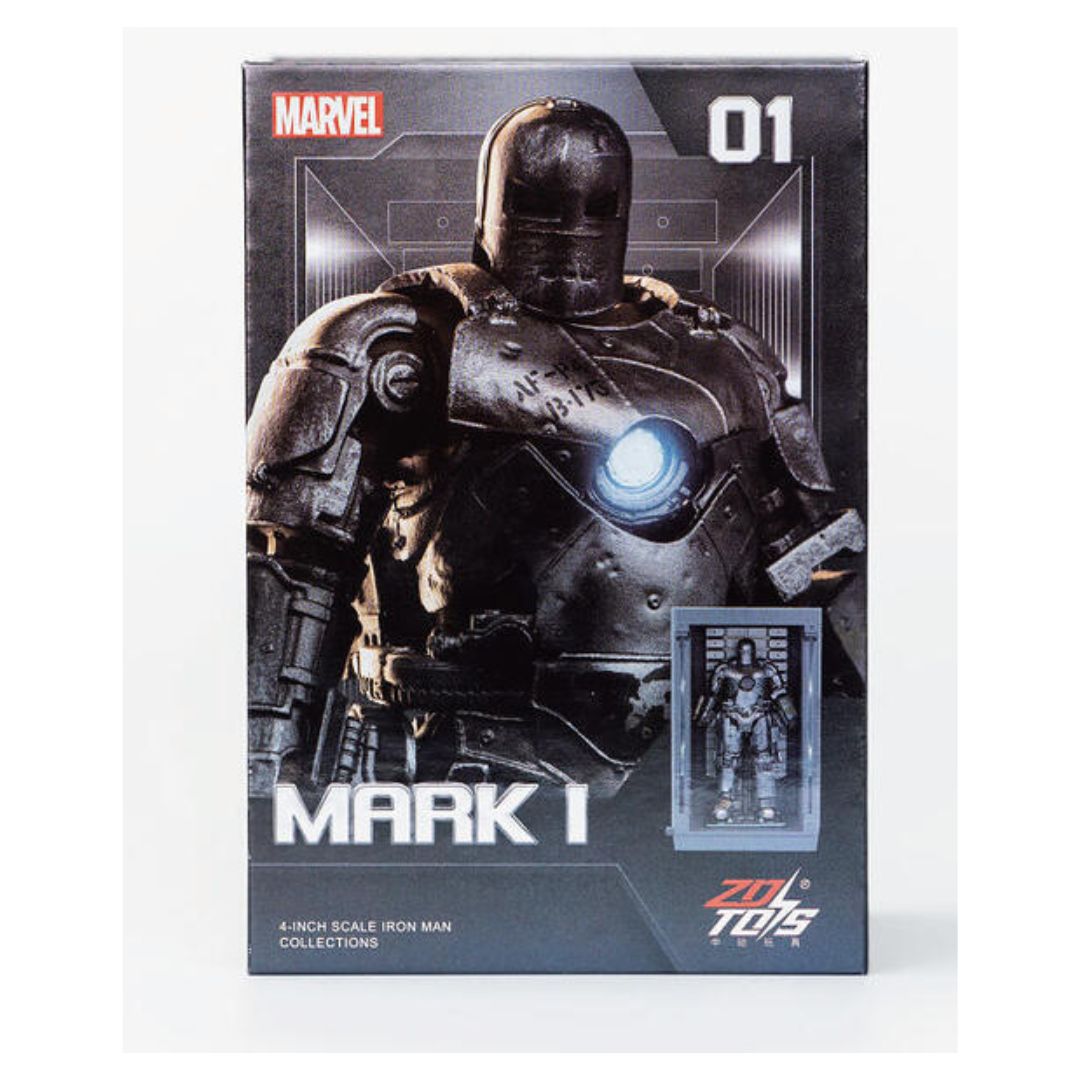 ZD Toys: Iron Man Hall of Armor Set - Mark1 4-Inch Figure