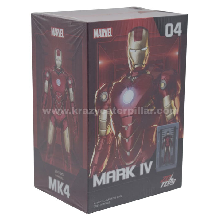 MARVEL - ZD toys アイアンマン マーク4 と ホールオブアーマー セット【新品】 ZD Toys: Iron Man Hall of Armor Set - Mark 04, 4-Inch Figure