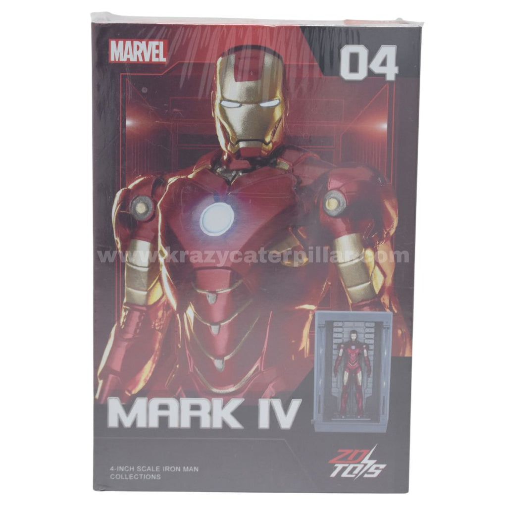 ZD Toys: Iron Man Hall of Armor Set - Mark 04, 4-Inch Figure