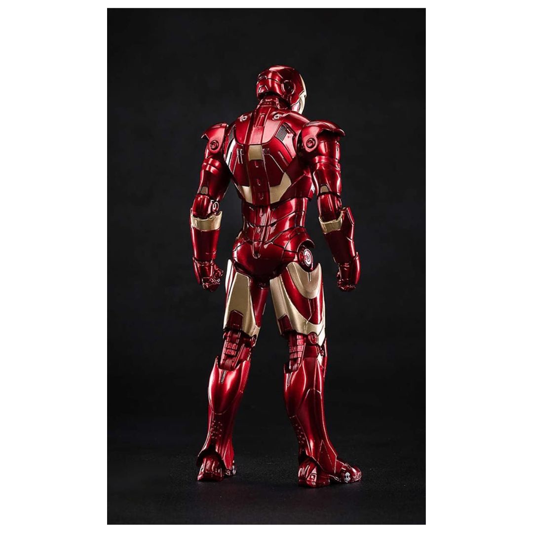 ZD Toys: Iron Man MK 3 Marvel 10th Anniversary Action Figure with the Hall of Armor 7 Inch, Scale 1:10
