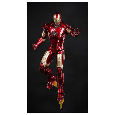 ZD Toys: Iron Man MK 3 Marvel 10th Anniversary Action Figure with the Hall of Armor 7 Inch, Scale 1:10