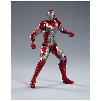 ZD Toys: Iron Man MK 5 Marvel 10th Anniversary Action Figure with the Hall of Armor 7 Inch, Scale 1:10