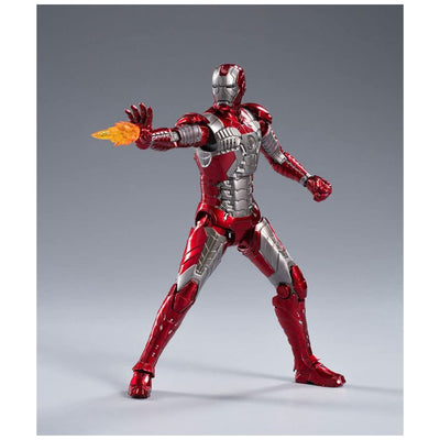 ZD Toys: Iron Man MK 5 Marvel 10th Anniversary Action Figure with the Hall of Armor 7 Inch, Scale 1:10