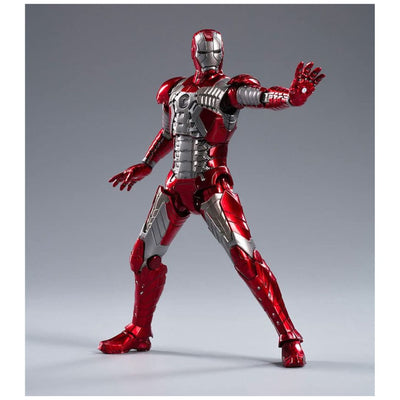 ZD Toys: Iron Man MK 5 Marvel 10th Anniversary Action Figure with the Hall of Armor 7 Inch, Scale 1:10