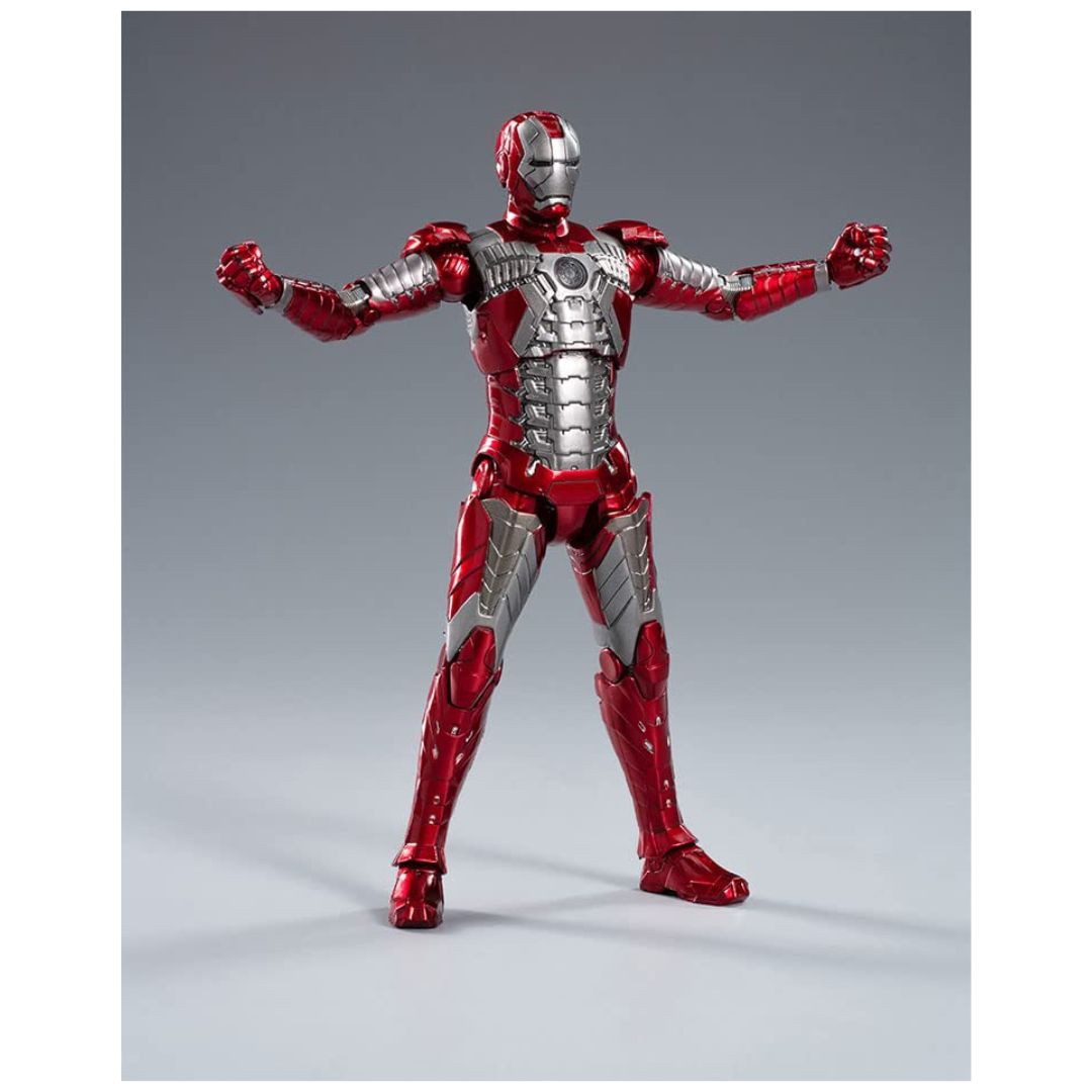 ZD Toys: Iron Man MK 5 Marvel 10th Anniversary Action Figure with the Hall of Armor 7 Inch, Scale 1:10
