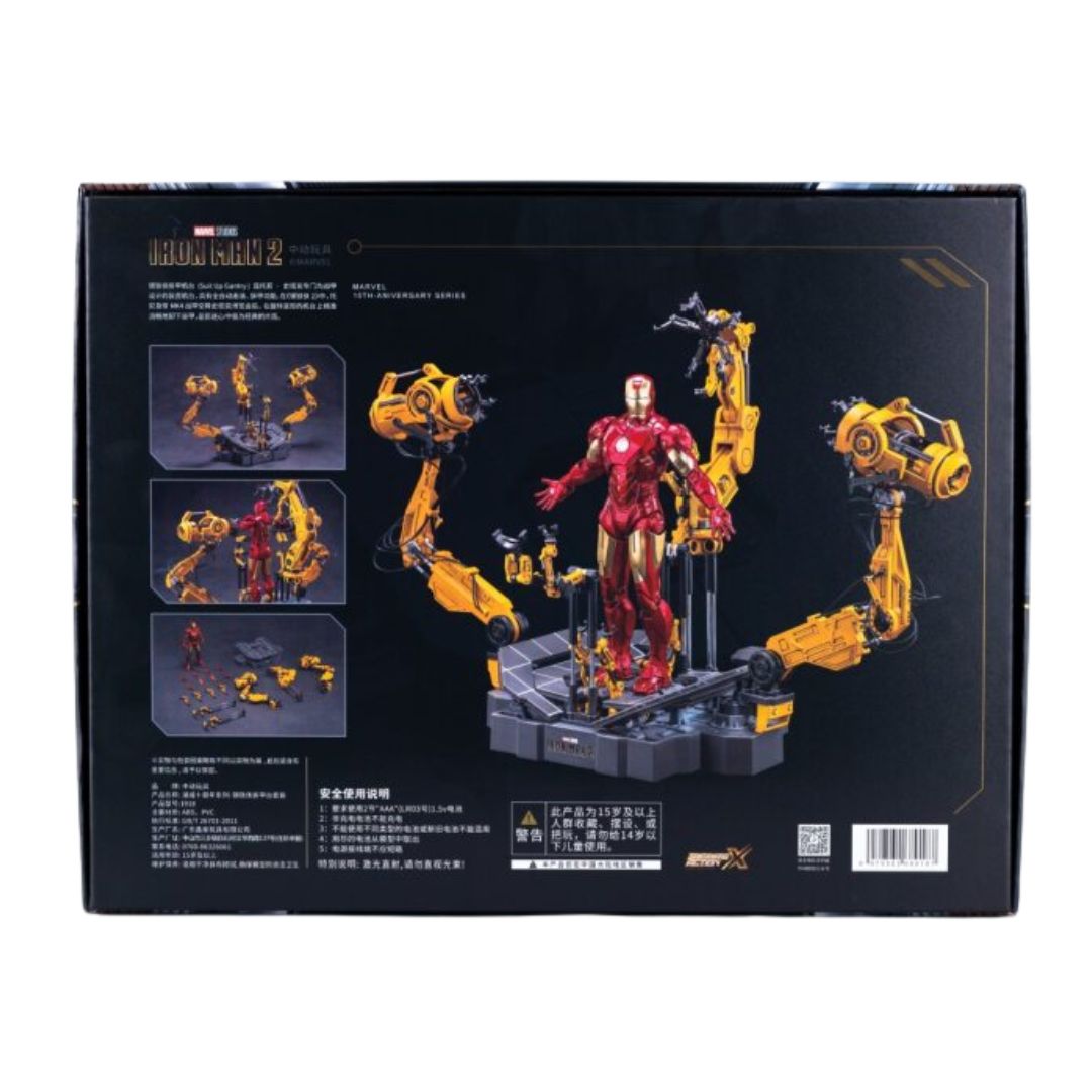 MARVEL SUIT-UP GANTRY アイアンマン　zdトイズ ZD Toys Iron Man Mark 4 & Suit Up Gantry 1:10 Scale Collectible
