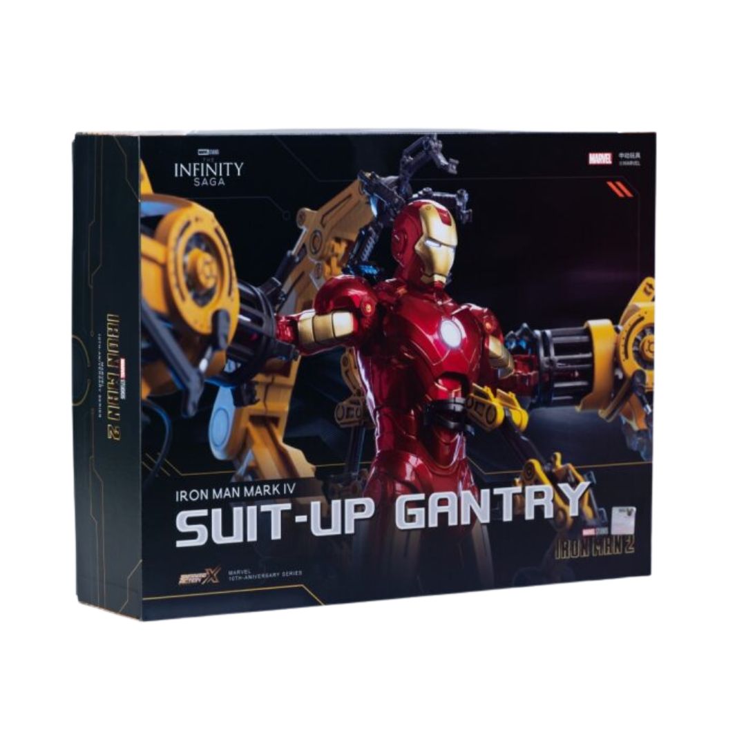 ZD Toys: Iron Man MK4 With Suit-Up Gantry - 7In Action Figure